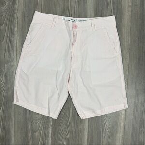 NWT US Vintage by Exist Men’s Pink White Seersucker Shorts Size S Summer Preppy